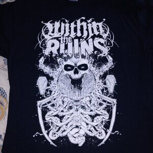 Within the Ruins Shirt Large Band Heavy metal